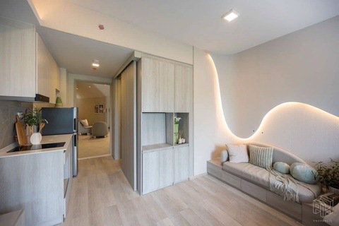 Sub1459เจ้าของขายเอง  ขายดาวน์โครงการ COBE รัชดา - พระราม 9 ของ SC ASSET.ขายดาวน์ ใบจอง 240,000฿ยื่นกู้ที่เหลือ 2,403,000฿ยอดรวม 2,643,000฿ ยูนิต H12A01  (ตึกนี้มีเพียง 5 ยูนิตต่อชั้น)ตึก H ชั้น 12A Type: Studio ขนาด  27.30ตรม. * ไม่มีค่าเปลี่ยนสัญญา                   Special Promotion - Fully Furnished- Cash back 80,000 บาท โอนเข้าบัญชีผู้ถือกรรมสิทธิ์ (ได้รับหลังโอนกรรมสิทธิ์ 45 วัน) -บริการตรวจสภาพและบำรุงรักษาห้องชุด 1 ครั้ง ภายใน 31 พ.ค. 2571-ขยายระยะเวลารับประ�