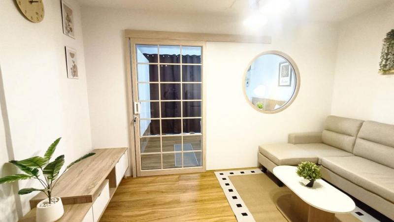 CS 419 ขายคอนโดซิตี้วิลล่า ซอยลาดพร้าว 130 รีโนเวทใหม่ สไตล์Cozy ตึกE1 ชั้น5 วิวสระว่ายน้ำ ใกล้รถไฟฟ้าสถานีลาดพร้าว101