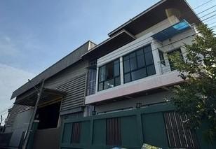 BR 1487 ให้เช่าโกดัง 1,000 ตร.ม รับน้ำหนัก 8 ตันต่อตารางเมตร ออฟฟิศ 2 ชั้น 4 ห้องทำงาน เลียบคลองบางน้ำจืด สมุทรสาคร
