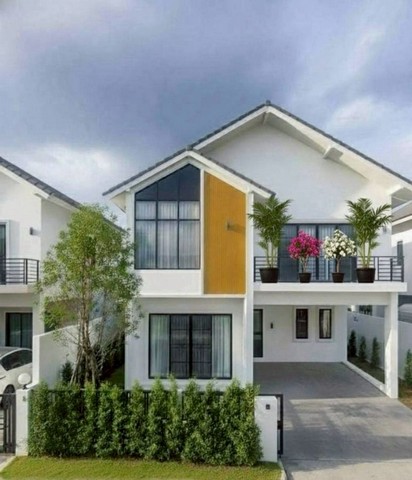 ให้เช่าบ้านใหม่ 2 ชั้น ดีไซน์พิเศษ หลังกาดฝรั่ง หางดง 