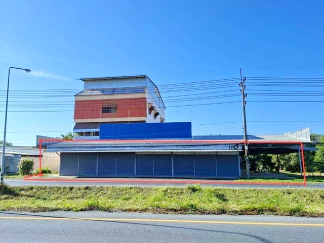 รพ.นครนายก 1กม. PTT Global house สุวรรณศร รร.นวมราชานุสรณ์ 1 กม.ให้เช่าอาคารพาณิชย์ 1 ชั้น 210 ตร.ม.ติดถนนใหญ่ ทำเลใจกลางเมืองนครนายก 