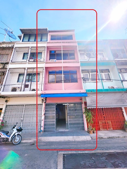 พระราม 3 2.7กม. เซ็นทรัล พระราม3 550ม. เทอร์มินอล 21 6นอน 2น้ำ อาคารพาณิชย์ให้เช่า 4 ชั้น สาธุประดิษฐ์28-38 สาทร สะพานภูมิพล 2.7 กม.