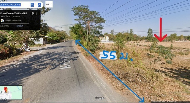 ขายที่ดินที่นาแบ่งขาย 5ไร่ ลดเหลือ 6ลบ. ฟรีโอน สาธารณูปโภค ทำเลบ้านจัดสรร ธุรกิจ เยื้องวัดโพธิ์ชัยบ้านหว้า ต.บ้านหว้า อ.เมือง ขอนแก่นขายที่ดินที่นา เอกสารโฉนด แบ่งขายพื้นที่ 5 ไร่ติดถนนลาดยาง 2 เลน น้ำประปา ไฟฟ้าผ่านหน้าแปลงหน้ากว้างติดถนน 55 เมตร ลึก 131 เมตรขายคิดราคาไร่ละ 1.2 ลบ. ต่อรองได้ขายราคารวม 6 ลบ. (6,000,000 บาท) ฟรีโอนทำเลทำบ้านจัดสรร ธุรกิจ ค้าขาย เข้าออกได้หลา