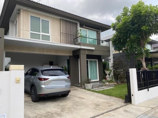 ให้เช่า บ้านเดี่ยว 2 ชั้น ย่านลาดกระบัง โครงการ บ้านพฤกษ์ลดา สุวรรณภูมิ ซอยลาดกระบัง 54 ใกล้สนามบินสุวรรณภูมิ