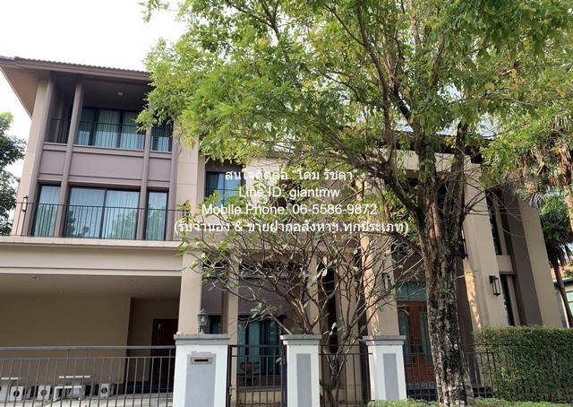 บ้าน มบ.แกรนด์บางกอก บูเลอวาร์ด รัชดา-รามอินทรา 130 ตรว. 5 ห้องนอน 6 BR 38500000 thb   โครต-ถูก เป็นบ้านหรูพร้อมอยู่ มีการตกแต่งภายในเพิ่มเติมได้แบบเรียบหรู และมีทำเลสวยสามารถมองเห็นวิวเมือง พร้อมพื้นที่ส่วนกลาง และสิ่งอำนวยความสะดวกครบครัน ทั้งสระว่