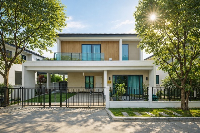 วงแหวน-จตุโชติ ตลาดวงศกร 1.6 กม. 4นอน สุขาภิบาล 5-สายไหม ให้เช่าบ้าน 2ชั้น  60ตร.วา.รร.สารสาสน์วิเทศสายไหม 1.6 กม.  240 ตร.ม.  5 น้ำ  