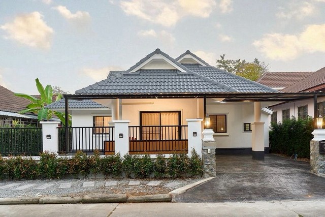 บ้านเดี่ยวชั้นเดียว รีโนเวทใหม่ พร้อมอยู่ เฟอร์ไม้สักเก่า โซนวังตาล 