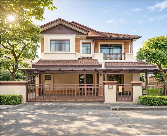 วงแหวน สุขาภิบาล2 ให้เช่าคฤหาสน์ เศรษฐสิริ 3นอน  เสรีไทย 67 นิคมบางชันจากแสนสิริ สังคมดี เงียบสงบ  72ตรว. 250ตรม.  3นอน 3น้ำ 