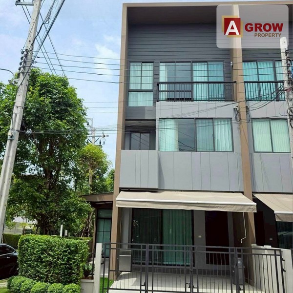 ให้เช่าบ้านกลางเมือง พระราม 9 - กรุงเทพกรีฑา บ้านใหม่ หลังมุม ทำเลดีมาก ตกแต่งครบ พร้อมเข้าอยู่ได้ทันที