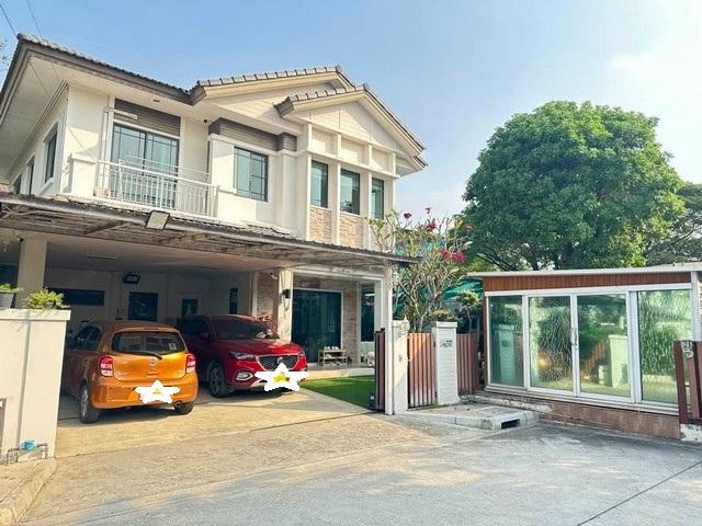 ขายบ้านเดี่ยว 2 ชั้น 87 ตร.ว. หมู่บ้านมัณฑนา เลค วัชรพล สุขาภิบาล 5 ถ.สายไหม 56 โซนทะเลสาบ