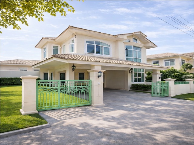  รังสิต 3 กม.ดรีมเวิลด์ 4 กม.รังสิต คลองสาม ฟิวเจอร์พาร์ค บ้านเดี่ยวหรู ภัสสร ลด25% 4 นอน ชังก์ชันครบ85ตรว.285ตรม. 5น้ำ 