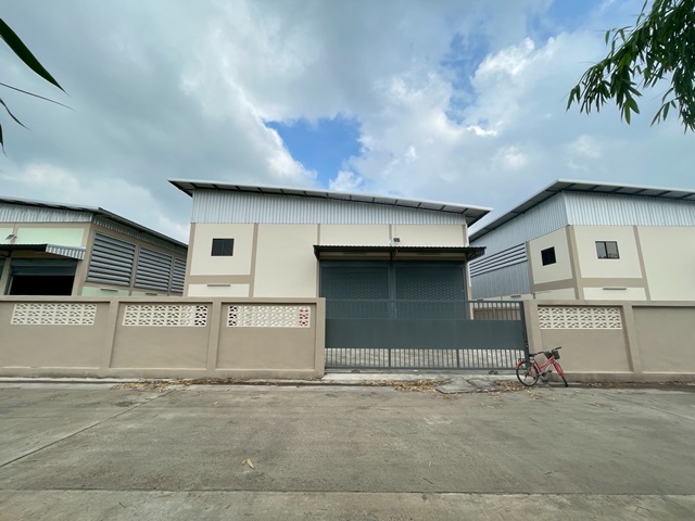 โกดัง Stand Alone DO HOMEถ.บ้านแพ้ว ดูโฮม มหาชัย 800ม. ให้เช่า ทำเลศักยภาพ สมุทรสาคร ขนาดอาคาร 375–415 ตรม. บนที่ดิน 200 ตรว. 