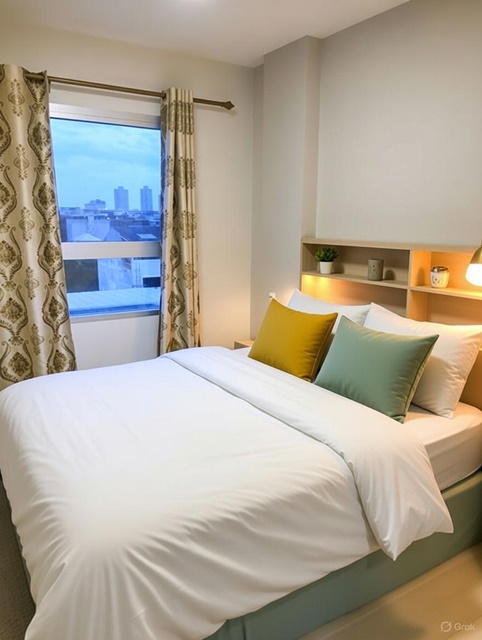 MRT บางกะปิ 200 ม. ตลาดกลางแฮปปี้แลนด์ 400 ม. ให้เช่าคอนโด แอสปาย ลาดพร้าว 113 ชั้น7 พร้อมเฟอร์ฯ 1นอน ตะวันนา 300 ม. 