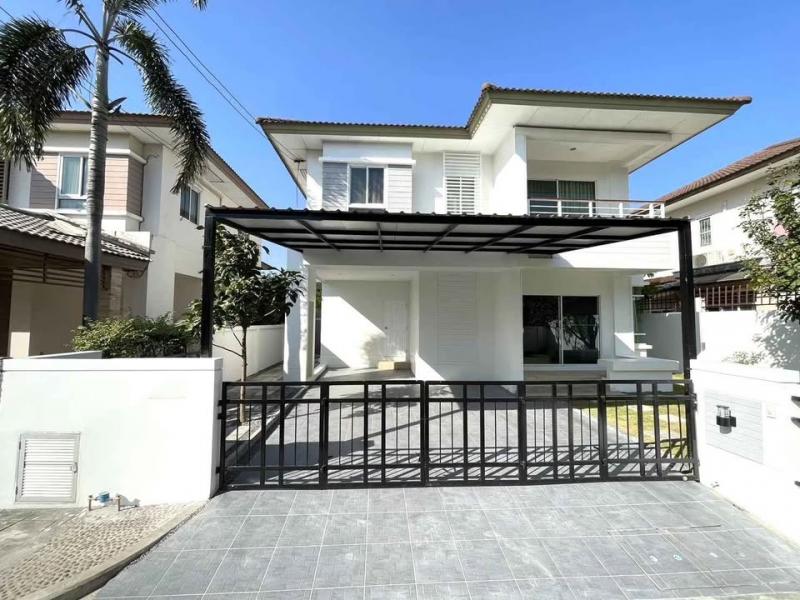 ให้เช่าบ้านในหมู่บ้านสราญสิริ รามอินทรา2หลังมุม โครงการใกล้ ซาฟารีเวิร์ล  ห้างแฟชั่นไอซ์แลนด์ พรอมานาด และ โรงเรียนสาธิตพัฒนา 