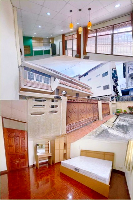 ท่าพระ 6นอน จรัญ1-5 ใกล้เดอะมอลล์ ให้เช่าบ้าน 2ชั้น  MRTท่าพระ 499ม. 4น้ำ 2แอร์ เฟอร์ครบ ม.สยาม 