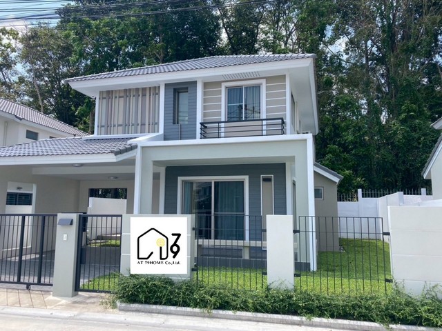  ให้เช่าบ้านเดี่ยว 2 ชั้นใกล้โรบินสัน บ้านฉาง ระยอง พร้อมเฟอร์นิเจอร์ครบ