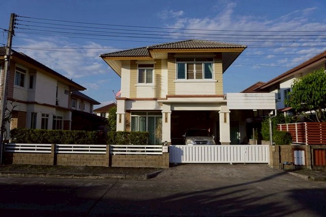 ให้เช่าบ้านในโครงการ เงียบสงบ น่าอยู่  เพื่อนบ้านดี โซนสันทราย 