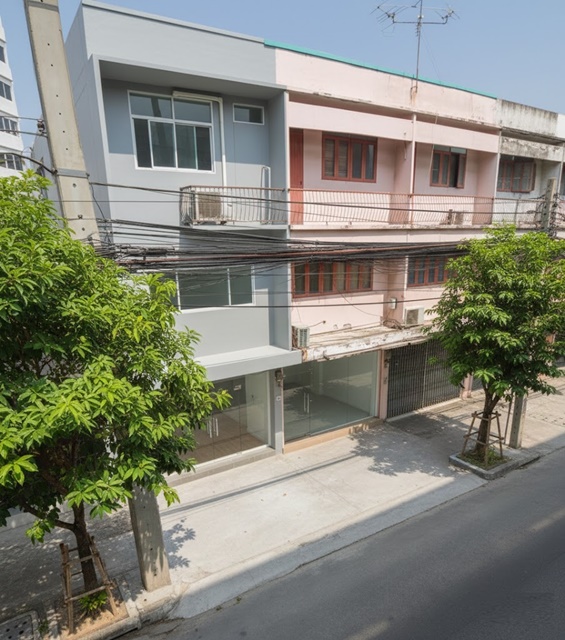 ถูกที่สุดในย่านลาดพร้าว 5นอน แอร์ 6 เครื่อง MRTภาวนา 750ม.ให้เช่าอาคารพาณิชย์ 3 ชั้น รีโนเวทใหม่ทั้งหลัง เซ็นทรัล ลาดพร้าว 2.4 กม.