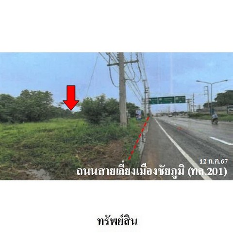 ขายที่ดินว่างเปล่า ถนน เลี่ยงเมืองชัยภูมิ (ทล.201) ตำบล โพนทอง อำเภอ เมืองชัยภูมิ จังหวัด ชัยภูมิ