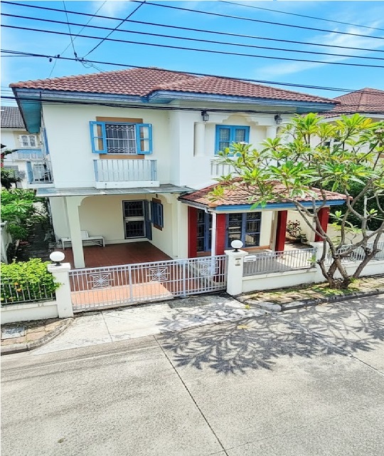 สุคนธสวัสดิ์28-36 เดอะวอล์ค เกษตรนวมินทร์ 450ม.ให้เช่าบ้านเดี่ยว 2 ชั้น ทำเลเกษตร-นวมินทร์ 37 ตร.วา.148 ตร.ม. รร.สตรีวิทยา 2 1.3 กม. พร้อมเฟอร์ฯ และเครื่องใช้ไฟฟ้าครบ 3 นอน 2 น้ำ 21,999 B-M. เหมาะอยู่อาศัย ใกล้แหล่งไลฟ์สไตล์ รพ.นวเวช 3.1 กม. ปลอดภัย เข้าออกได้หลายเส้นทาง เลียบด่วนรามอินทราSukonthasawat 28-36 The Walk Kaset Nawamin 450m. 2 story detached house for rent Kaset Nawamin area 37 sq.wa. 148 sq.m. 1.3 km. to Satri Witthaya 2 School Fully furnished with appliances 3 bed 2 bath 21,999 B-M. Suitable for living Close to lifestyle amenities 3.1 km. to Na