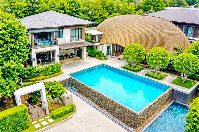 สุขาภิบาล5 900ม.วัชรพล BigC ให้เช่าบ้านเดี่ยวหรู 2 ชั้น 54 ตร.วา. 220 ตร.ม. มบ.เศรษฐสิริ ออเงิน สายไหม ทำเลคุณภาพ  3 นอน 