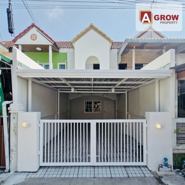 หมู่บ้านทรัพย์มงคล 2 แพรกษา บ้านรีโนเวทใหม่ทั้งหลัง พร้อมเข้าอยู่ที่ตั้ง : ตำบลแพรกษา อำเภอเมืองสมุทรปราการ จังหวัดสมุทรปราการรหัสทรัพย์ : AGT01232ราคาขาย : 1,850,000 บาทรายละเอียดทรัพย์ :- ทาวน์เฮ้าส์ 2 ชั้น- เนื้อที่ 16 ตรว.- 2 ห้องนอน- 2 ห้องน้ำ- 1 ห้องครัว- 1 ห้องโถง- 1 จอดในบ้านจุดเด่น :- บ้านรีโนเวทใหม่ทั้งหลัง พร้อมเข้าอยู่- ต่อเติมเคาน์เตอร์ครัวพร้อมซิ้งค์น้ำ- ต่อเติมหลังคา�