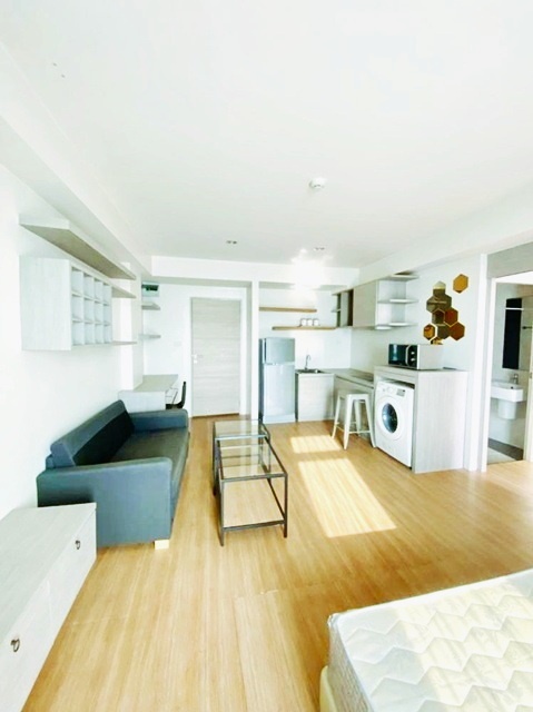 ให้เช่าคอนโด เดอะ จีโอ การ์ดิน หลักหก 1นอน ม.รังสิต 2กม. 42ตร.ม. ห้องขนาดใหญ่ 1น้ำ  โรบินสัน ศรีสมาน 2.3กม. 