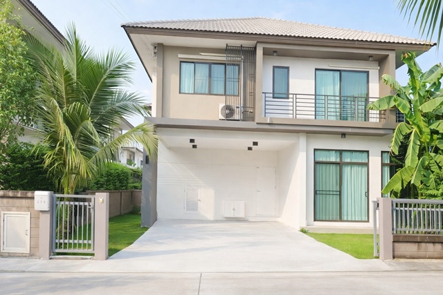 บางนา-สุขาภิบาล2 แจส  ประเวศ 900 ม.บ้านเดี่ยว 2 ชั้น 4นอน ถ.อ่อนนุช13-17 3 น้ำ ใกล้รร.นานาชาติ Charter 2.8 กม.47 ตร.วา. 187 ตร.ม. 