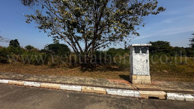 ที่ดินเปล่า ถมแล้ว 106.7 ตร.วา หมู่บ้าน การ์เด้นลากูน่า - ฉะเชิงเทรา ถนนเมน ติดทะเลสาบ