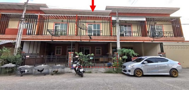 ขายทาวน์เฮาส์ เทพประทานพร 10 ถนนโป่งสะเก็ดห้วยปราบ ศรีราชา ชลบุรี