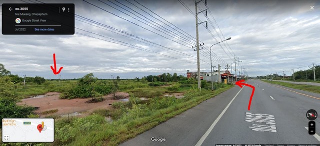 ขายที่ดินนา เกือบ 5ไร่ ลดเหลือ 6.5 ล้านบาทใกล้ถนนบายพาสโรบินสัน-ขี้เหล็กใหญ่ ต.ในเมือง อ.เมือง ชัยภูมิที่นาพื้นที่ 4 ไร่ 3 งาน 51.5 ตรว.ขายราคา 6,500,000 บาท ค่าโอนคนละครึ่งโฉนดครุฑแดงพร้อมโอน ประมาณหน้ากว้างติดถนน 120เมตร, ลึก 115 เมตรน้ำประปา ไฟฟ้าเข้าถึงติดถนนดิน ใกล้ถนนลาดยาง 30 เมตรใกล้ ถนนเส้นหลัก 4 เลน บายพาสโรบินสัน-ขี้เหล็กใหญ่ 100 ม.ใกล้ ถนน 225 ชัยภูมิ-บ้านเขว้า 1.6 กม.ใกล้ โ�