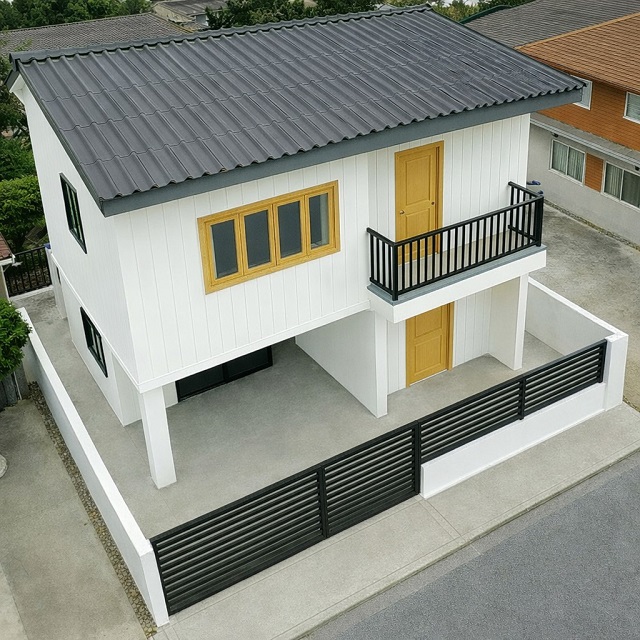  บ้าน 2 ชั้น ทั้งหลัง 50 ตร.วา. 200 ตร.ม. บนถนนตัดใหม่ ทำเล  ซ.เทพรักษ์  ใหม่ที่สุด BTSสายหยุด 2.5กม. BTS วัดพระศรีมหาธาตุ 3.2 กม.