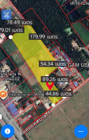 ให้เช่าที่ดินบ้านบึงชลบุรีระยะยาว บนเนื้อ 9-3-68  ไร่เหมาะสำหรับทำโกดังสินค้า  หอพักอพาร์ทเม้นท์หรือพัฒนาด้านอื่นๆ