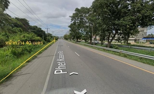 ขายที่ดินติดถนนเพชรเกษม ฝั่งขาเข้าประจวบ ที่ดินรวม 2 แปลงขนาด 41ไร่ครึ่ง หน้ากว้างติดถนนเพชรเกษม 42 เมตรเหมาะทำปั้มน้ำมัน รีสอร์ท หรือตลาด ในพื้นที่ไม่มีบ่อน้ำอยู่ใกล้เมืองประจวบขายถูกๆ เพียงไร่ละ 650,000 บาทสนใจโทร.062-516-6456ดูทรัพย์ดีๆ น่าซื้อ เพิ่มเติมที่ ID line: @kaiteedeeขายที่ดินติดถนนเพชรเกษม ฝั่งขาเข้าประจวบ ที่ดิน 2 แปลงขนาด 41ไร่ครึ่ง หน้ากว้างติดถนนเพชรเกษม 42 เมตรเ�