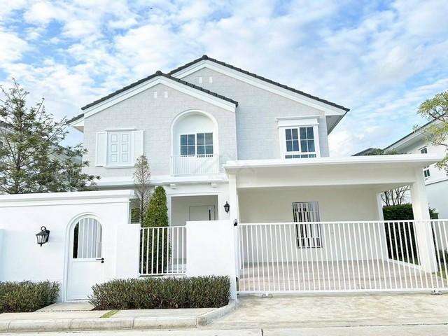 HR 6416 ให้เช่าบ้านเดี่ยว 2 ชั้น 67 ตร.วา ชัยพฤกษ์ บางนา กม.15 เฟอร์พร้อมอยู่ ใกล้ Mega Bangna