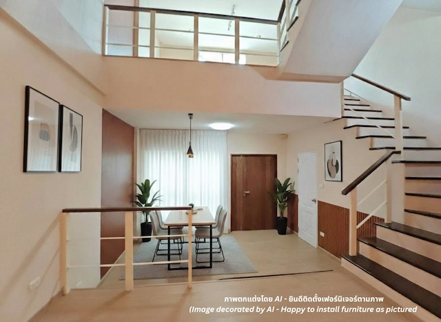 BH3883 ให้เช่าทาวน์โฮม 3 ชั้น โครงการ Premium Place เกษตรนวมินทร์ มัยลาภ ทำเลรามอินทรา ใกล้รถไฟฟ้าสายสีชมพู