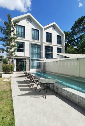 ให้เช่า 50,000 บาท/เดือน #โซนป่าแดด บ้าน 3 ชั้น #สไตล์อังกฤษ #วิวดอยสุเทพ #น้ำไม่ท่วม