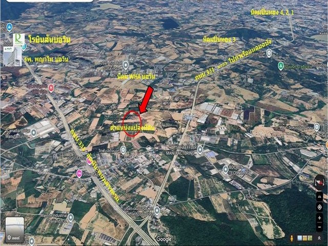 TEL:088-559 5199 คุณเอLine:https://line.me/ti/p/C0eGe0whLXที่ดินเหมาะแก่การทำโรงงาน โกดัง! (ผังสีม่วงจุด)พิกัดตำบลบ่อวิน ศรีราชา ชลบุรีราคาไร่ละ 4.5 ล้านบาท ราคาโดยรวม 207,945,000 บาทค่าโอนคนละครึ่ง ที่ดิน 2 แปลงติดกัน 46-0-84 ไร่หน้ากว้างติดถนน 118 เมตร (แบ่งแยกขายได้)แปลงที่ 1 ขนาด 25-2-56 ไร่แปลงที่ 2 ขนาด 20-2-28 ไร่- ทำเลทอง ห่างจากถนนเส้น 331 - ท่าเรือแหลมฉบัง (เส้นตัดใหม่)  1.2km- พื้นที่อยู่กึ่งกลาง ระหว่างนิคม อุตสาหกรร