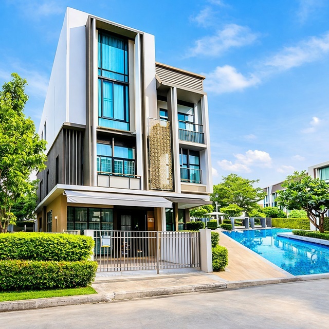 ทาวน์โฮมหรู 3นอน วงศ์สว่าง7-15 ใกล้BTS ติวานนท์ 500ม. 6แอร์ 4น้ำ บ้านหลังมุม 18 ตร.ว.207 ตร.ม. 39,998 B-M ขาย 13.49 ลบ.บ้านใหม่ พร้อมเฟอร์ฯ 2 จอดรถ ทำเลติดถนนกรุงเทพ นนทบุรี ใกล้รพ.เกษมราษฎร์ ประชาชื่น 1.9 กม.รถไฟฟ้า และเชื่อมต่อถนนสายสำคัญหลายเส้นทางCorner Luxury townhome 3bed Wongsawang 7-15 BTS Tiwanon 500m. 6A/C  4bath 18sq.wa. 207sq.m. 39,998B-M Selling price 13.49 Million THB New house fully furnished 2 parking spaces Prime location on Bangkok Nonthaburi Road Near Kasemrad Prachachuen Hospital 1.9 km. close to BTS and connected to several major roadsวงศ์สว่าง7-15ถ.กรุงเทพ นนทบุร�