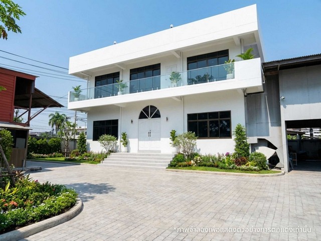 AOM 2617ขาย Commercial Asset | อาคารสำนักงาน + โกดัง + บ้านพักคนงาน ถ.ปู่เจ้าสมิงพราย | พระประแดง | สมุทรปราการ ราคา 19,900,000 บาทซอย เทศบาลสำโรงใต้ 6 ตำบลสำโรง พระประแดง,สมุทรปราการ   โกดัง   13  ห้องนอน   9   ห้องน้ำ   ที่ดิน   0-3-6.00 ไร่   ใช้สอย   1630.00 ตร.ม.ราคา 19,900,000 เนื้อที่: 306 ตร.ว. พื้นที่ใช้สอยรวม: 1,100 ตร.ม. อาคารหลัก: 3 ชั้น ขนาดใหญ่ โครงสร้างพื้นรับน้ำหนักสูง ถนนหน้าแปลง (รวมเขตทาง): 14 เมตร รถใหญ่ / รถขนส่ง เข�