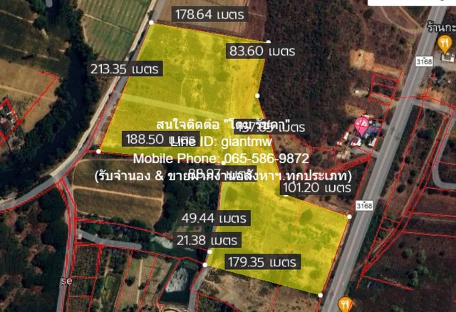 DSL-162สนใจติดต่อ: โดม รัชดา “งาน Exclusive Contract”โทร: 065-586-9872ไลน์ไอดี: giantmw หรือ @yem0202nF/B: https://bit.ly/3vdegO8Fanpage: https://bit.ly/488TrlDWebsite: www.lifewave.com.ขายที่ดินเปล่าติดถนนปากน้ำปราณ (ทางหลวง 3168) 48-0-0 ไร่ (120 ล้านบาท หรือ 2.5 ล้านบาท/ไร่).รายละเอียดทรัพย์: 1) เอกสารสิทธิ์: น.ส.4 จ (โฉนดครุฑแดง)2) ที่ดินติดถนนทางหลวงหมายเลข 3168 (ถนนปากน้ำปราณ): ด้านหน้าติดถนนประมาณ 130 ม. ด้านหลังกว้างประมาณ 29 ม. และลึก 400 เมตร (เขตทางหลวงหน้าที่ดินกว้าง 45 �