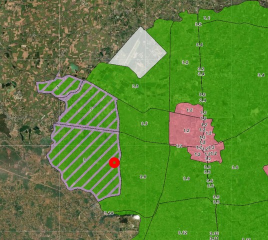 สนใจติดต่อ: โดม รัชดา โทร: 065-586-9872ไลน์ไอดี: giantmw หรือ @yem0202n.ที่ดินเปล่า (ไร่อ้อย) (ห่างทางหลวงหมายเลข 346: 4 กม.).ทรัพย์ที่ขาย:ที่ดินเปล่า (ไร่อ้อย) เนื้อที่ 38-1-39.5 ไร่ (15,339.50 ตร.ว.), หมู่บ้านรางหมัน ต.รางพิกุล อ.กำแพงแสน จ.นครปฐม.สถานที่สำคัญ: มหาวิทยาลัยเกษตรศาสตร์ วิทยาเขตกำแพงแสน (14 กม.).ราคาเสนอขาย: ทั้งหมด 18,023,912.50 บาท (470,000 บาท/ไร่ หรือ 1,175 บาท/ตร.ว.).ผังเมือง: สีเขียวคาดม่วง (ประเภท: ชนบท และปศุ