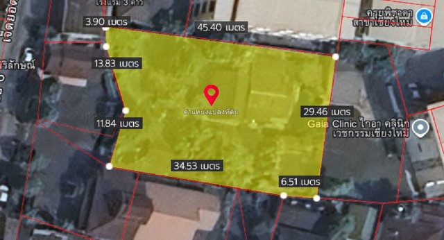 ขายที่ดินพร้อมสิ่งปลูกสร้าง 300 ตร.วา บนถนนเจ็ดยอด-ช้างเคี่ยน ย่านเศรษฐกิจ เหมาะทั้งการอยู่อาศัยและพัฒนาเป็นธุรกิจได้หลากหลาย จะทำเป็นบ้านพักอาศัย, โฮมออฟฟิศ, ร้านอาหาร หรือคอมมูนิตี้มอลล์ก็ลงตัวสุด ๆ เพราะล้อมรอบด้วยความสะดวกสบายครบครันรายละเอียด:• ที่ดินขนาด 300 ตร.วา พร้อมสิ่งปลูกสร้าง• ทางเข้ากว้าง 9 เมตร • เอกสารสิทธิ์เป็นโฉนด • ผังเมือง สีส้ม• สภาพพร