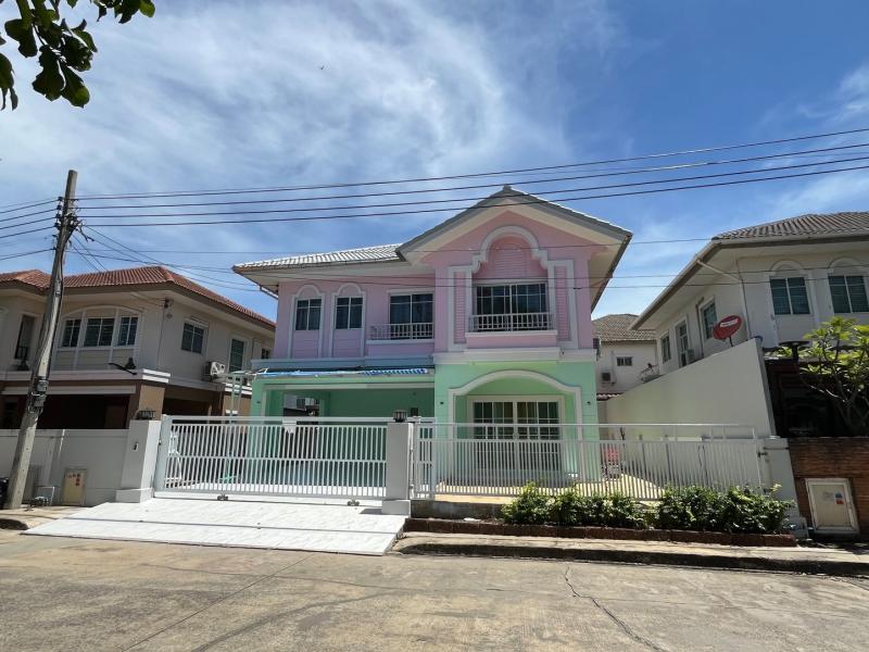 ขายบ้านเดี่ยว 2ชั้น หมู่บ้านภัสสร19 รีโนเวทใหม่ ทำเลดี อยู่ถนนเมนของโครงการ