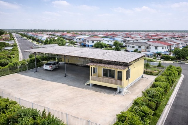 ใกล้ Mini BigC คู้คลอง9 300ม. โชว์รูม อู่ซ่อมรถ ทำเฟอร์ บ้านเดี่ยวชั้นเดียว 1ห้องนอน 1ห้องน้ำ  125 ตารางวา  500ตารางเมตร 