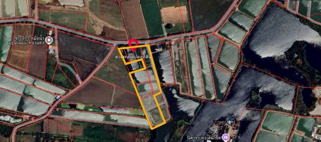 ขายที่ดิน ขนาดพื้นที่รวม 12-1-77 ไร่ ตำบลสระพัฒนา อำเภอกำแพงแสน จังหวัดนครปฐม รหัส TTR 2835- ขายที่ดิน ขนาดพื้นที่รวม 12-1-77 ไร่ ตำบลสระพัฒนา อำเภอกำแพงแสน จังหวัดนครปฐม- ที่ดินปัจจุบันให้เช่าทำบ่อกุ้ง ขายรวม 6 โฉนด ผังเมือง สีเขียว- ที่ดินหันหน้าทิศเหนือ หน้ากว้างติดถนนทางหลวง 100 เมตร- ทำเลดี ติดถนนทางหลวง สายสระพัฒนา-มาลัยแมน- เหมาะสำหรับซื้อเพื่อการลงทุน- ใกล้ถนนมาลัย�