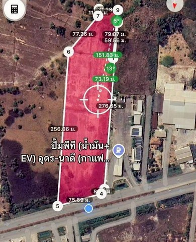 ขายที่ดินผืนใหญ่ ใจกลางเมืองอุดรธานี เนื้อที่ 13 ไร่ 3 งาน 76 ตร.วา ต.หมากแข้ง อ.เมืองอุดรธานี จ.อุดรธานี รหัส TTR 2831ที่ดินผืนใหญ่ ผืนสุดท้ายใจกลางเมืองอุดรธานี ทำเลที่ทุกคนตามหา! โอกาสครอบครองที่ดินระดับ Prime Area ต.หมากแข้ง ผืนใหญ่หาไม่ได้อีกแล้วในโซนนี้! จะพัฒนาโครงการคอนโดหรู ห้างสรรพสินค้า หรือซื้อเก็บเก็งกำไร ก็คุ้มค่าตั้งแต่วันแรกที่ตัดสินใจ  ทำเลศักยภาพสูง (T