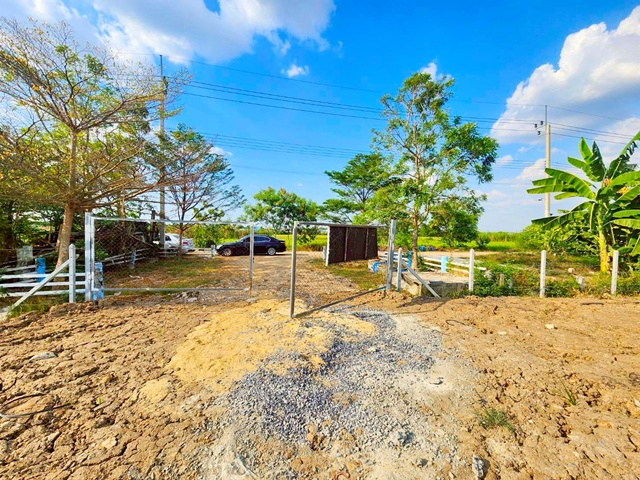 สามวาตะวันออก ที่ดินให้เช่า  1.5ไร่ ถ.คลองเก้า 820ม. ถ.ไมตรีจิต  ใกล้ตลาดสามวา 600 ม. รูปแปลงยาวสวย 600 ตร.ว. 2400 ตร.ม. ทางเข้า กว้าง 7 ม. 4,999-7,999 B-M. เหมาะทำโกดัง ลานจอดรถ หรือกิจการขนาดกลาง ทำเลอยู่ในเขตคลองสามวา เดินทางสะดวก รถบรรทุกเข้า-ออกสะดวก ใกล้แหล่งชุมชน รร.วัดคลองสามวา 850 ม.เชื่อมต่อถนนหลักได้ง่าย SamWa East Land for rent 1.5Rai  KhlongKao Rd.820m.Maitrijit Rd. near SamWa Market 600m. away Beautiful long plot 600 sq.wa. 2400 sq.m. 7 m. wide entrance 4,999-7,999B-M Suitable for warehouse parking lot or