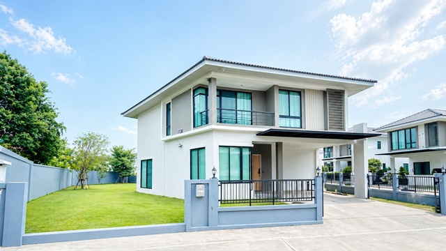 เหมาะอยู่อาศัย ตรงปก! สามโคก-ปทุมธานี  โฮมออฟฟิศ บ้านเดี่ยว 3-4นอน 4แอร์ 3 น้ำ 2 ชั้น 52 ตร.วา.210 ตร.ม.ใกล้โกลบอลเฮ้าส์ ปทุมธานี 800 ม. พื้นที่กว้าง ฟังก์ชันครบ บ้านหัวมุม เงียบสงบ 19,999 B-M.พร้อมที่จอดรถ เฟอร์ฯครบ เดินทางสะดวก ใกล้แม็คโคร ปทุมธานี 900 ม.วัด ตลาด สถานพยาบาล และทางด่วนอุดรรัถยา Real! in SamKhok PathumThani 3-4bed 4A/C 3bath 2story detached house 52sq.wa. 210sq.m. near GlobalHouse PathumThani 800m. spacious area complete functions corner house quiet location 19,999 B-M located suitable for residence or home office inclu