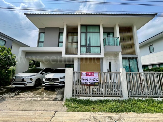 รหัสทรัพย์&nbsp; N0645บ้านเดี่ยว พฤกษ์พิมาน เดอะ แกรนด์ ไพรเวท รังสิต - คลอง 2ที่ตั้ง : ถนนคลองสอง&nbsp;ตำบลคลองสอง อำเภอคลองหลวง จังหวัดปทุมธานี 12120รายละเอียดทรัพย์&nbsp;- บ้านเดี่ยว 2 ชั้น ขนาดพื้นที่ 50.6 ตารางวา พื้นที่ใช้สอย 180 ตารางเมตร- 4&nbsp;ห้องนอน, 3&nbsp;ห้องน้ำ, 1 ห้องนั่งเล่น, 1 ห้องครัว, 2 ที่จอดรถ- ชั้นล่างพื้นกระเบื้อง - ชั้นบนพื้นลามิเนต- เฟอร์นิเจอร์บิ้วอิน, แอร์ติดผนัง 5&nbsp;เครื�